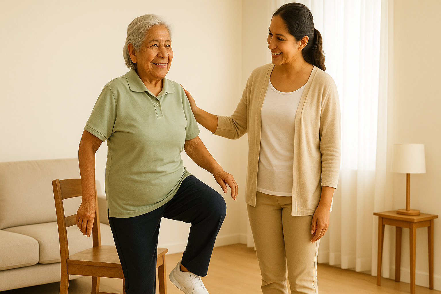 Precauciones de seguridad durante el ejercicio para adultos mayores