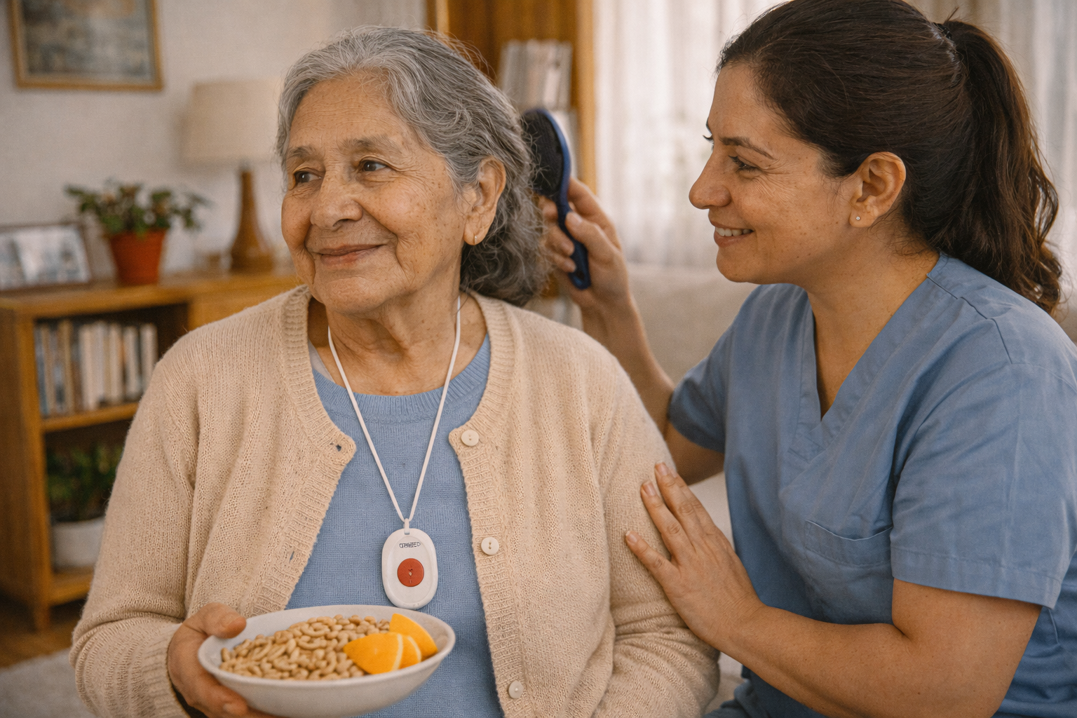 Combinación de tecnología y cuidado humano para adultos mayores